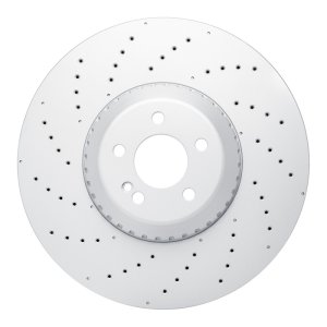 Mercedes-Benz Maybach S680 Brake Rotor (1) - Front - R1 Concepts - GeoSPEC Coated Rotor - Drilled - `21-`25